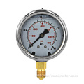 Stainless steel glycerin filled pressure gauge